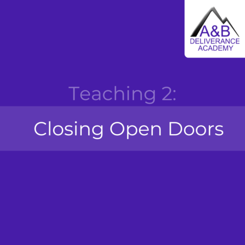 Teaching 2: Closing Open Doors [Video]